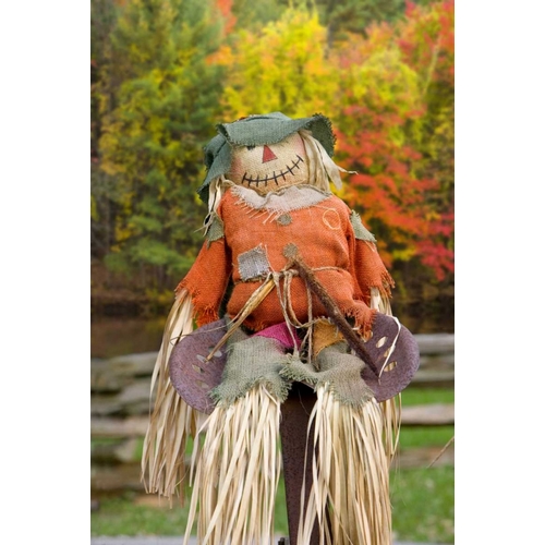 USA, Tennessee, Townsend Halloween scarecrow